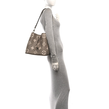 Louis Vuitton Empreinte Monogram Giant Neonoe MM Tourterelle Creme 2 of 10