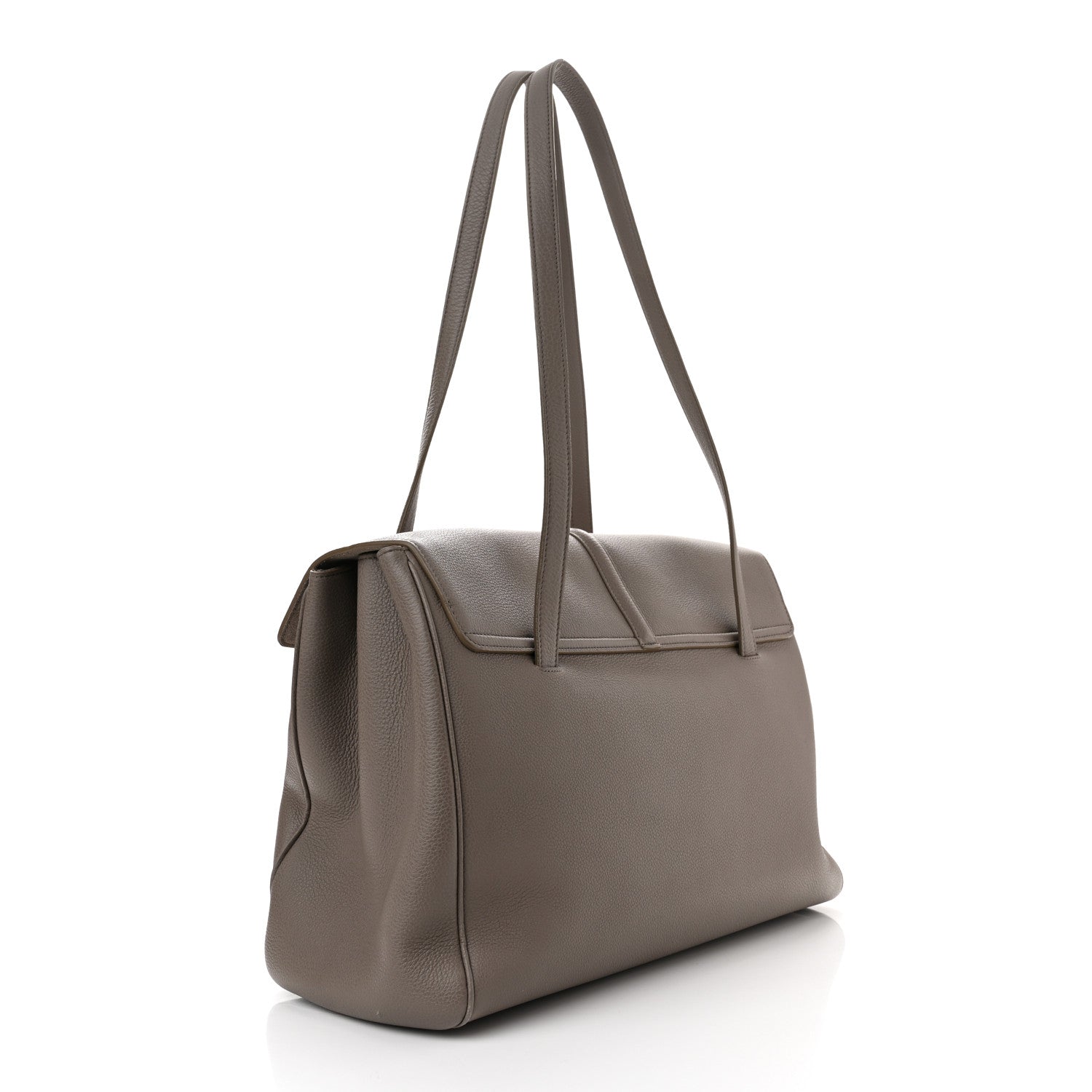 Celine Supple Grained Calfskin Large Soft 16 Bag Pebble 3 of 10