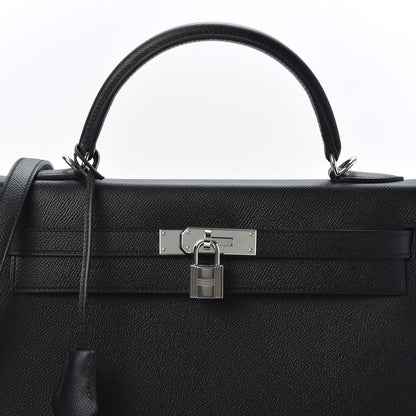 Hermes Epsom Kelly Sellier 32 Black 10 of 10