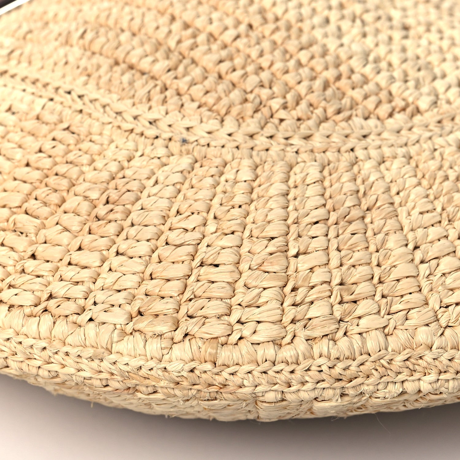 Prada Raffia Vitello Small Hobo Naturale Cognac 7 of 8