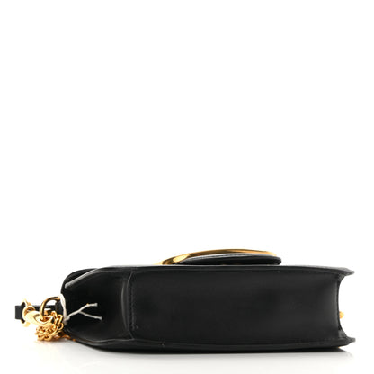 Valentino Garavani Calfskin Vlogo Small Loco Shoulder Bag Black 4 of 9