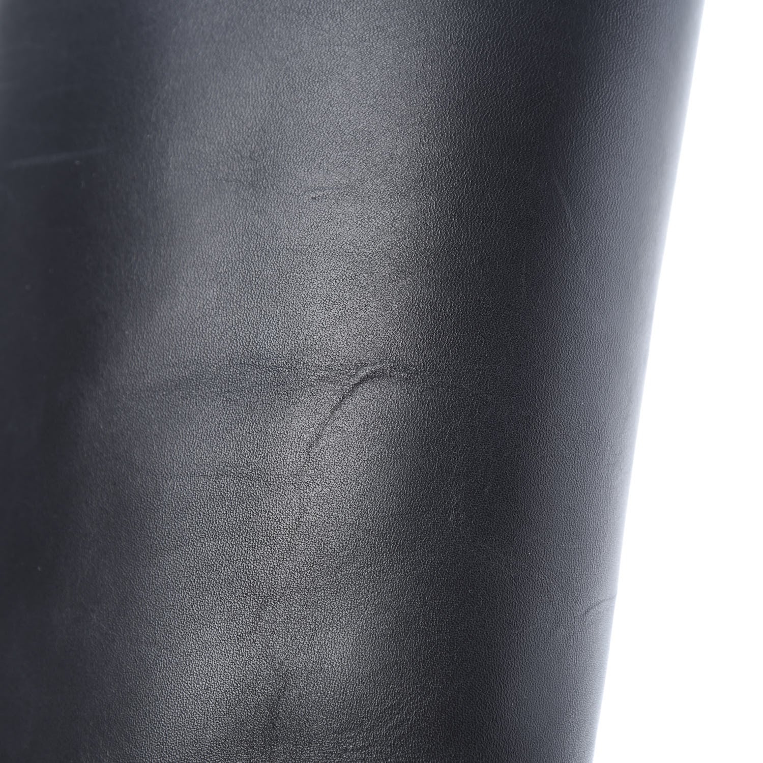 Chanel Calfskin Knee High Boots 39 Black 13 of 16