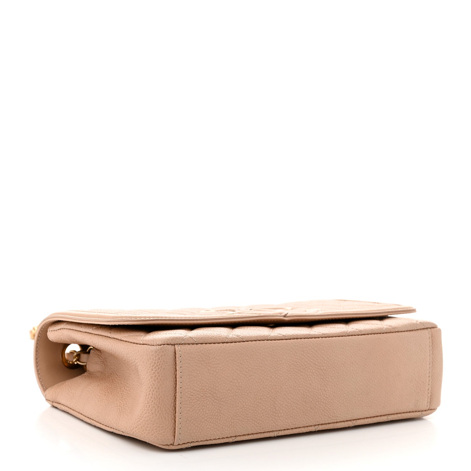 Chanel Caviar Quilted Medium CC Filigree Flap Beige 4 of 10