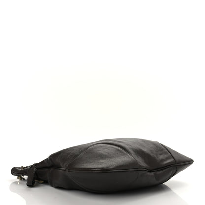Gucci Sakai Be Green Calfskin Horsebit 1955 Cinch Top Messenger Bag Cocoa 4 of 9