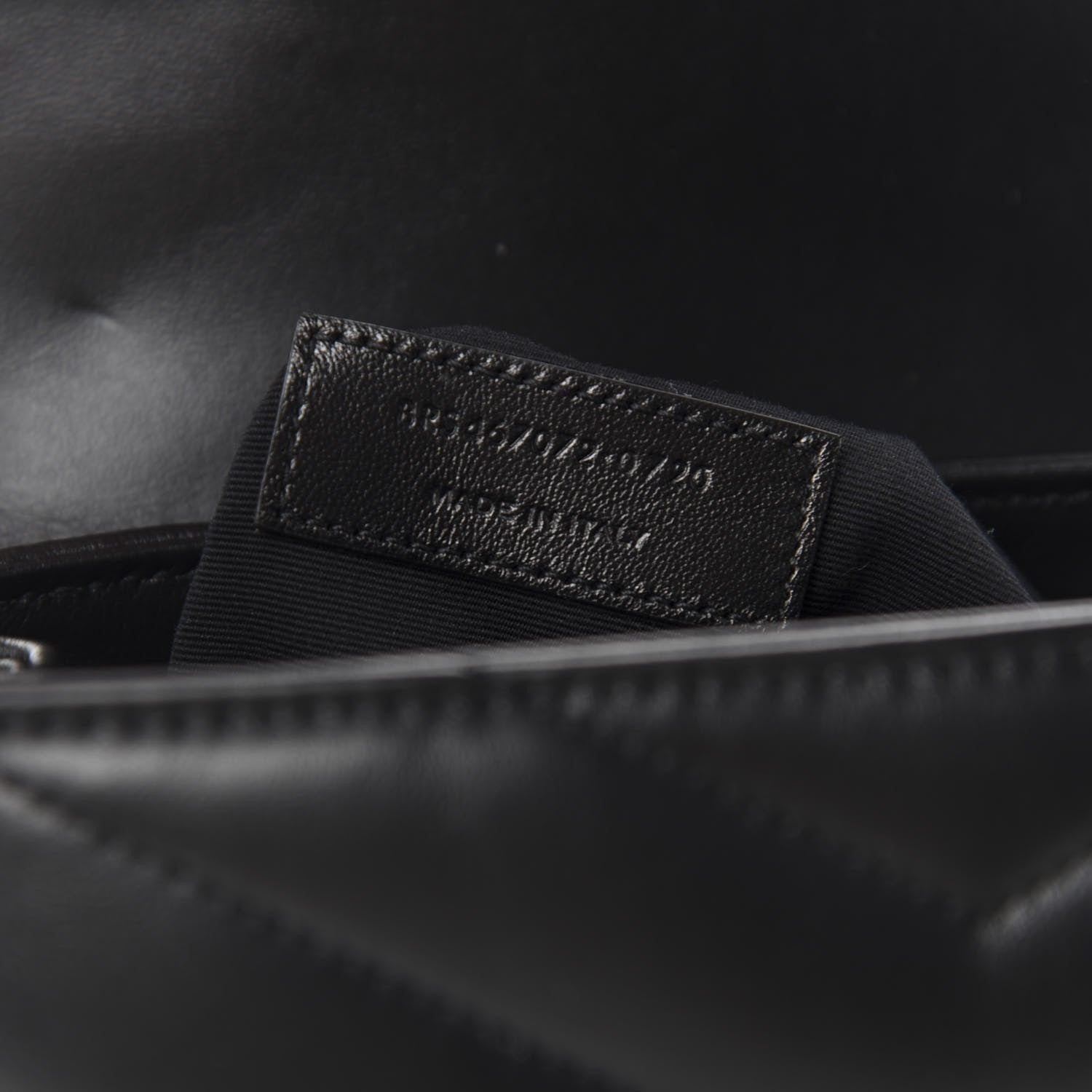 Saint Laurent Calfskin Y Quilted Monogram Toy Loulou Crossbody Bag Black 9 of 12
