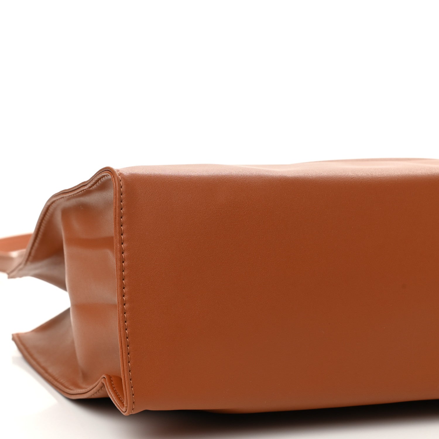 Telfar Vegan Leather Medium Shopping Bag Tan 9 of 10