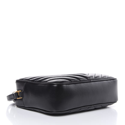 Saint Laurent Calfskin Matelasse Monogram Lou Camera Bag Black 4 of 8