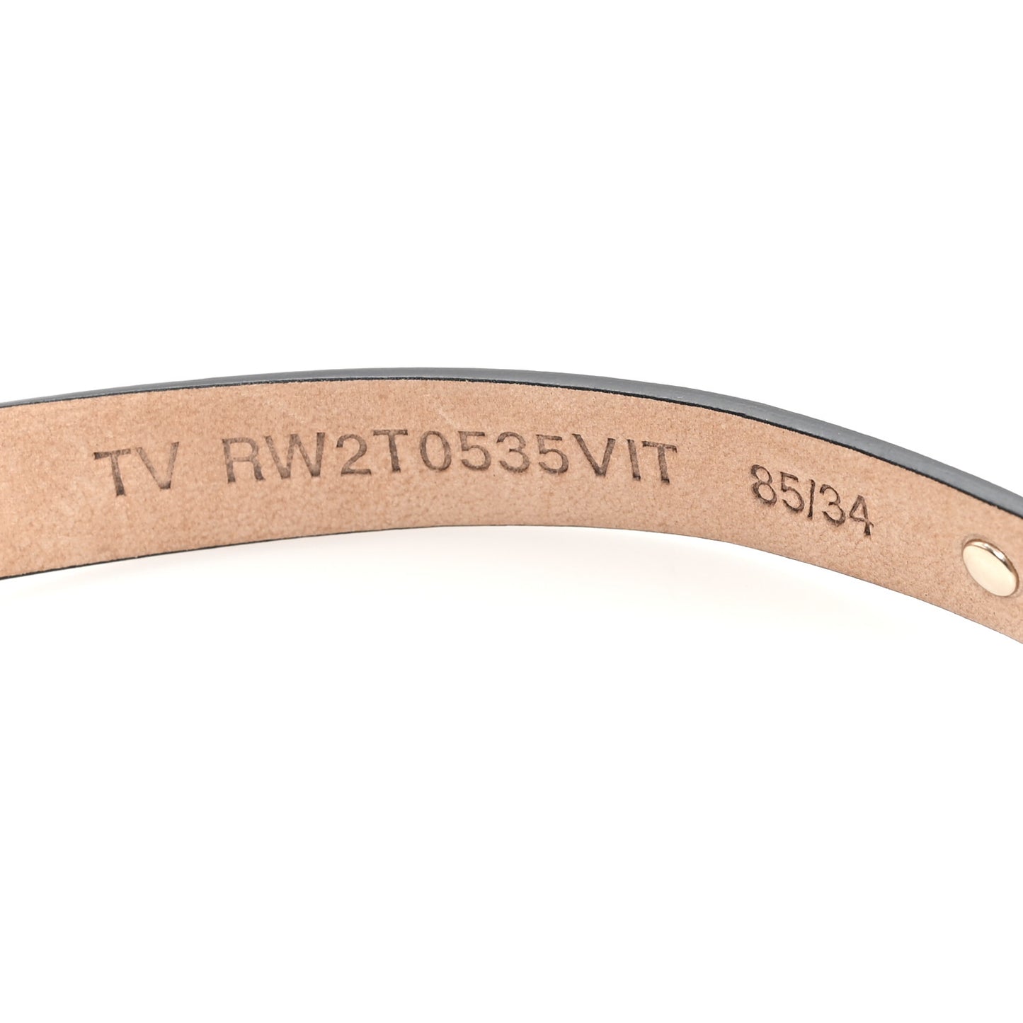 Calfskin Rockstud Belt 85 34 Black