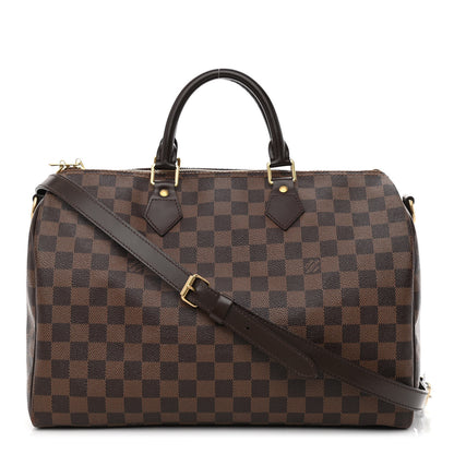 Louis Vuitton Damier Ebene Speedy Bandouliere 35 1 of 10