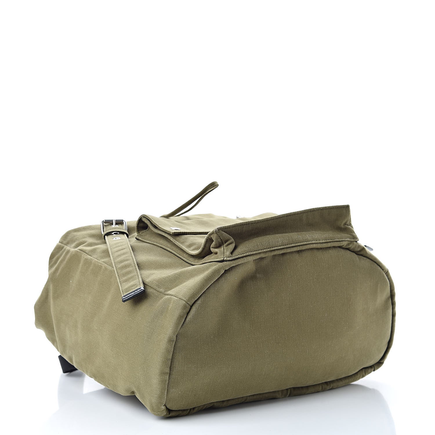 Saint Laurent Gabardine Noe Backpack Khaki 4 of 10