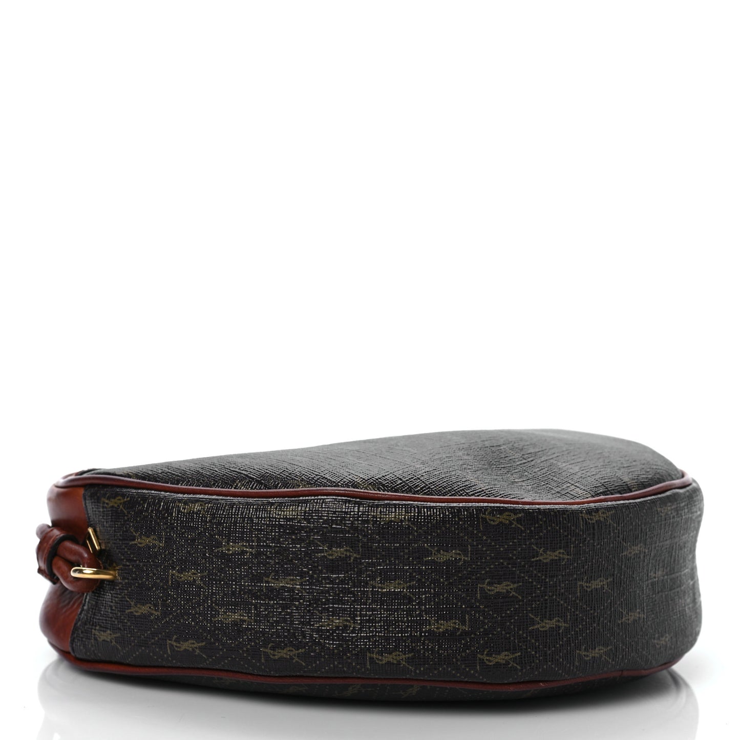 Canvas Smooth Calfskin Le Monogramme Coeur Crossbody Chestnut
