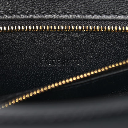 Balenciaga Shiny Box Calfskin Small Hourglass Top Handle Bag Black 7 of 12