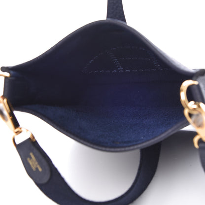 Hermes Taurillon Clemence Amazone Evelyne TPM Bleu Nuit Bleu Indigo 5 of 8