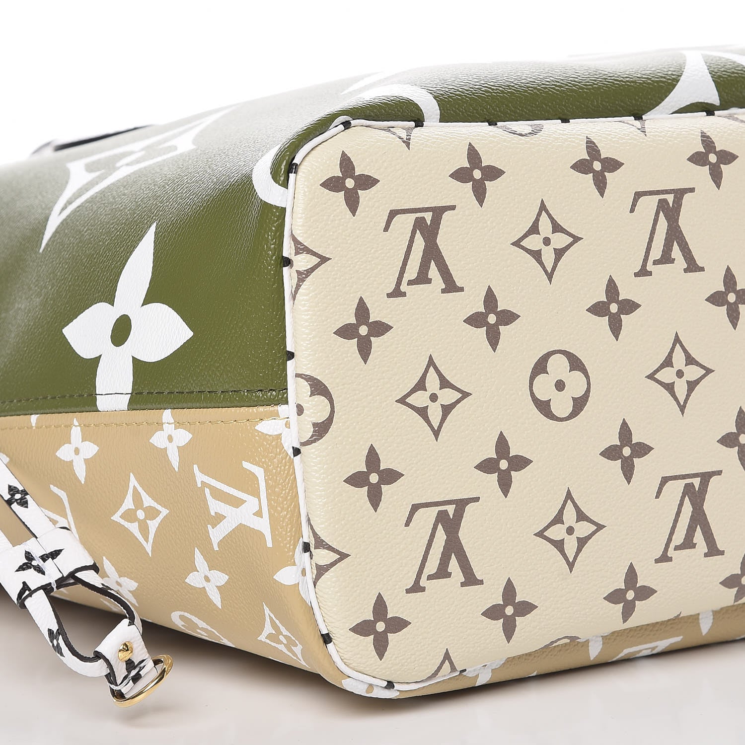 Louis Vuitton Monogram Giant Neverfull MM Kaki 10 of 11