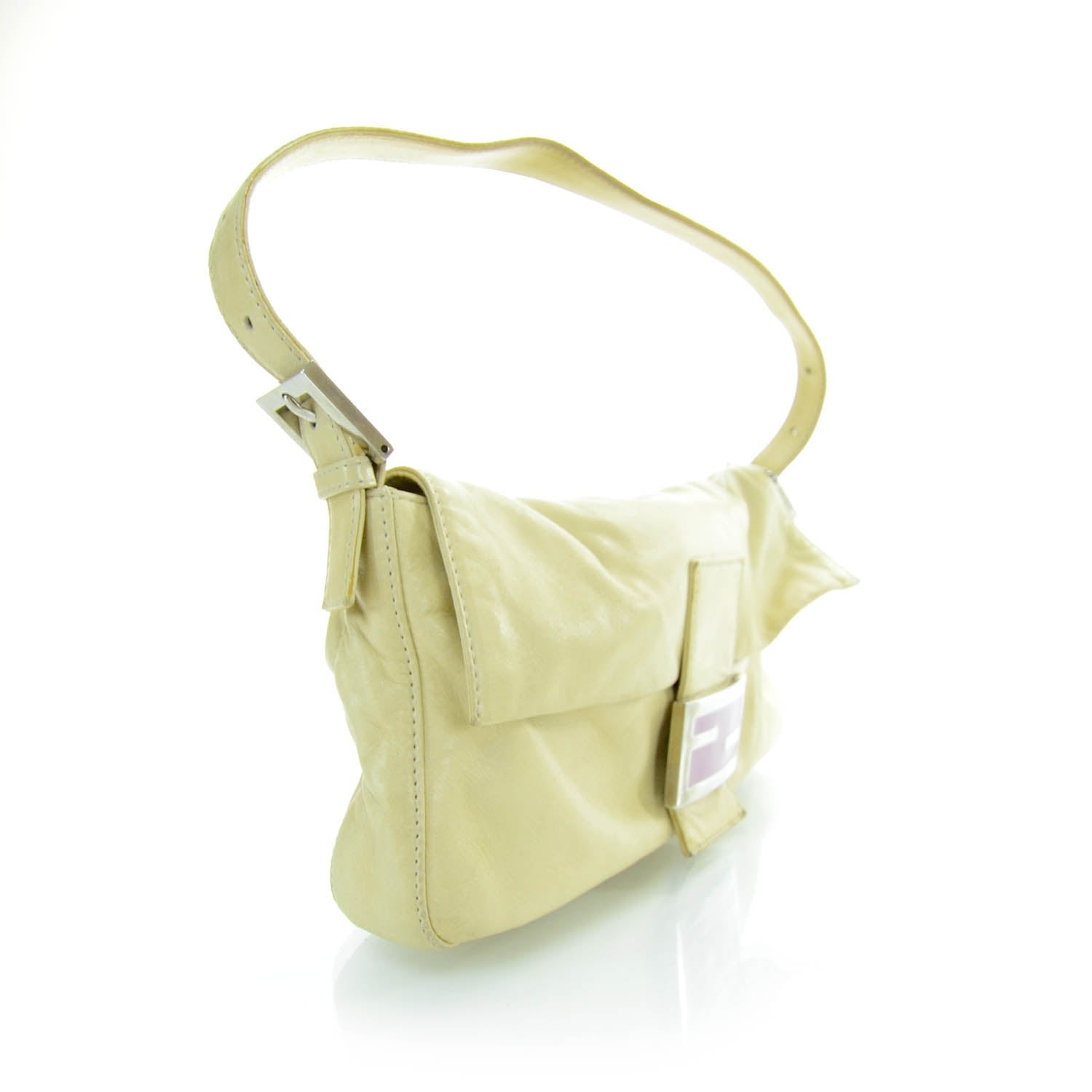 Fendi Leather Baguette Beige 7 of 12
