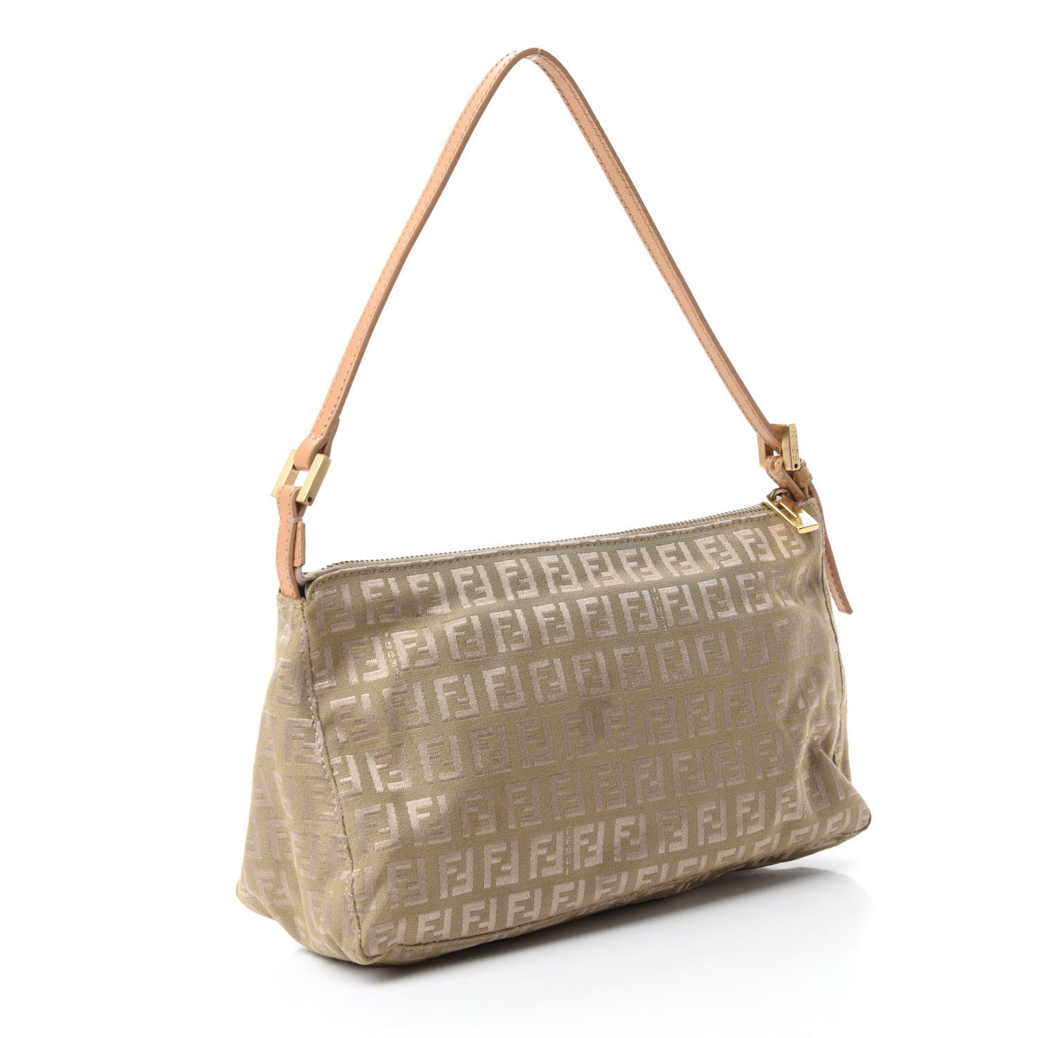 Fendi Zucchino Pochette Beige Naturale 3 of 11