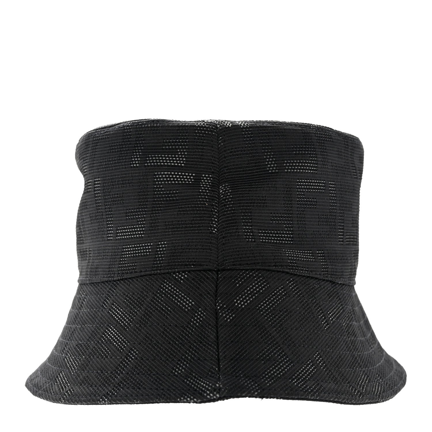 Fendi Nylon Zucca FF Bucket Hat L Black 5 of 11