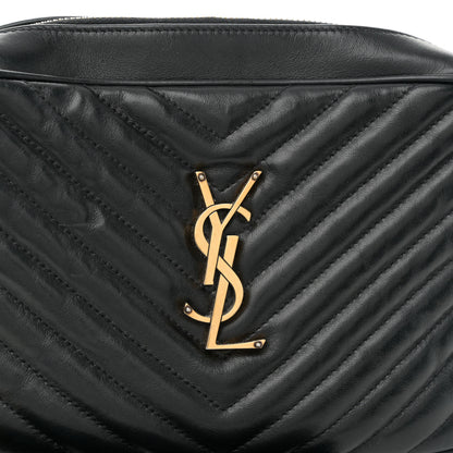 Saint Laurent Calfskin Matelasse Monogram Lou Camera Bag Black 8 of 10