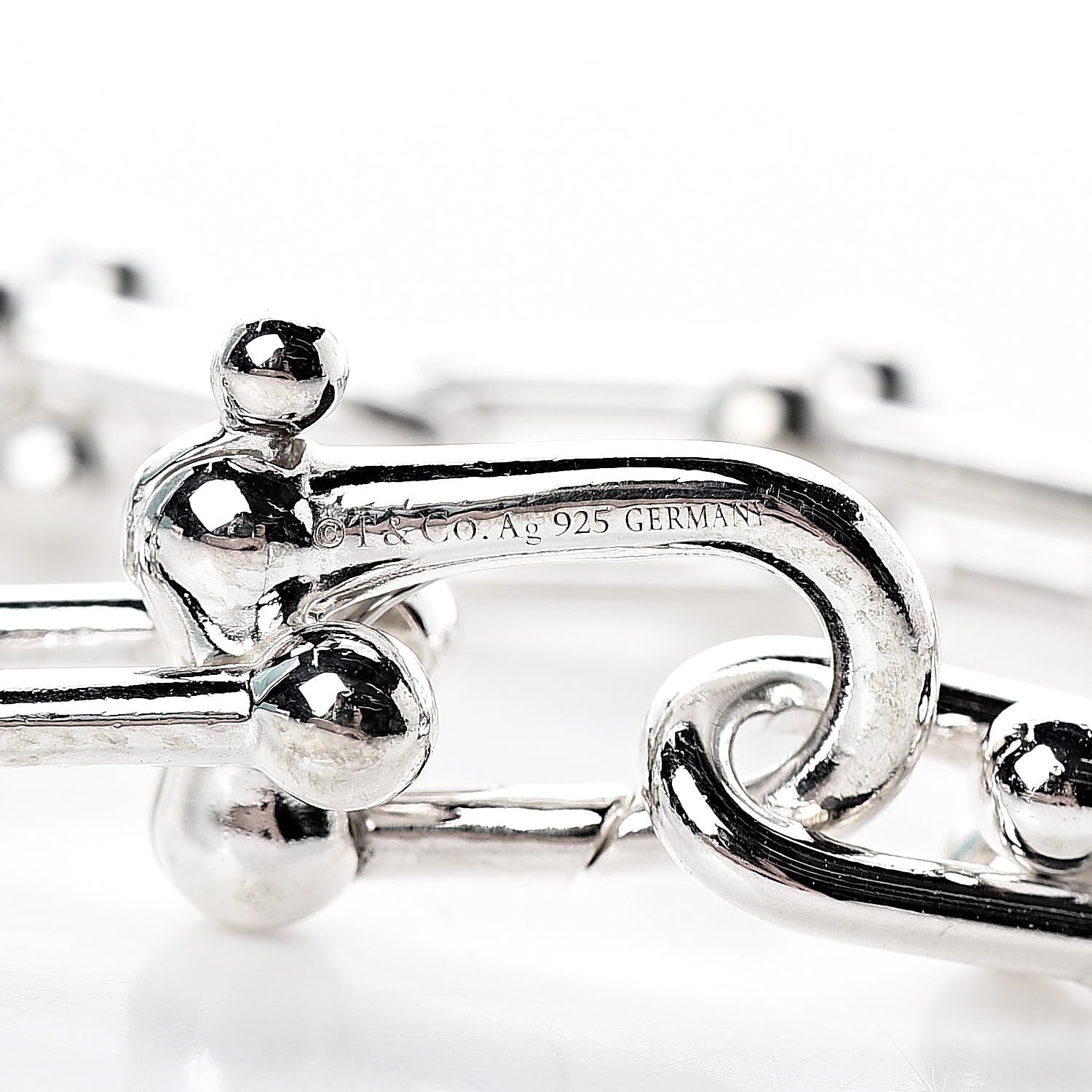 Tiffany Sterling Silver Small HardWear Link Bracelet 4 of 5