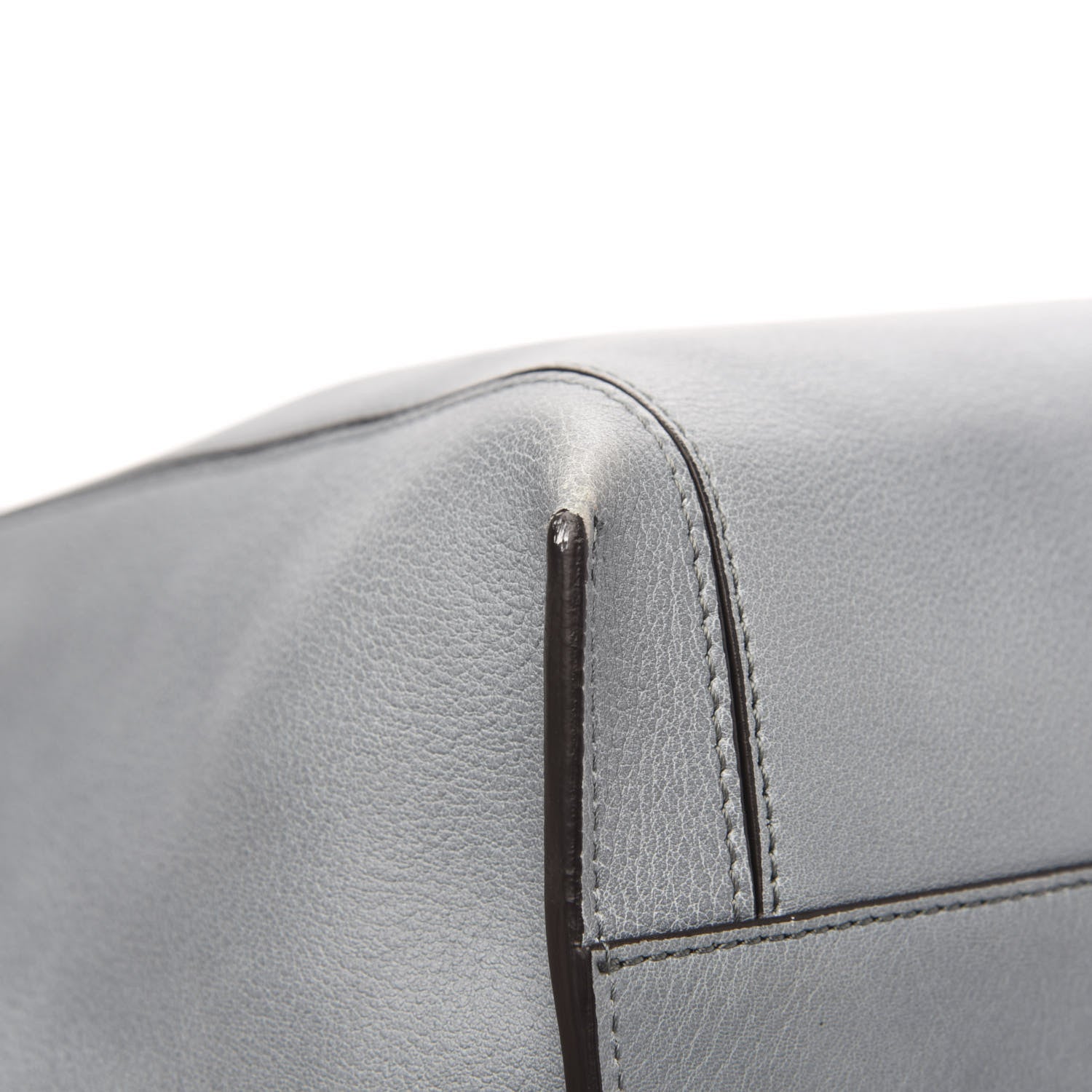 Chloe Smooth Calfskin Medium Milo Shopping Tote Cloudy Blue 10 of 11