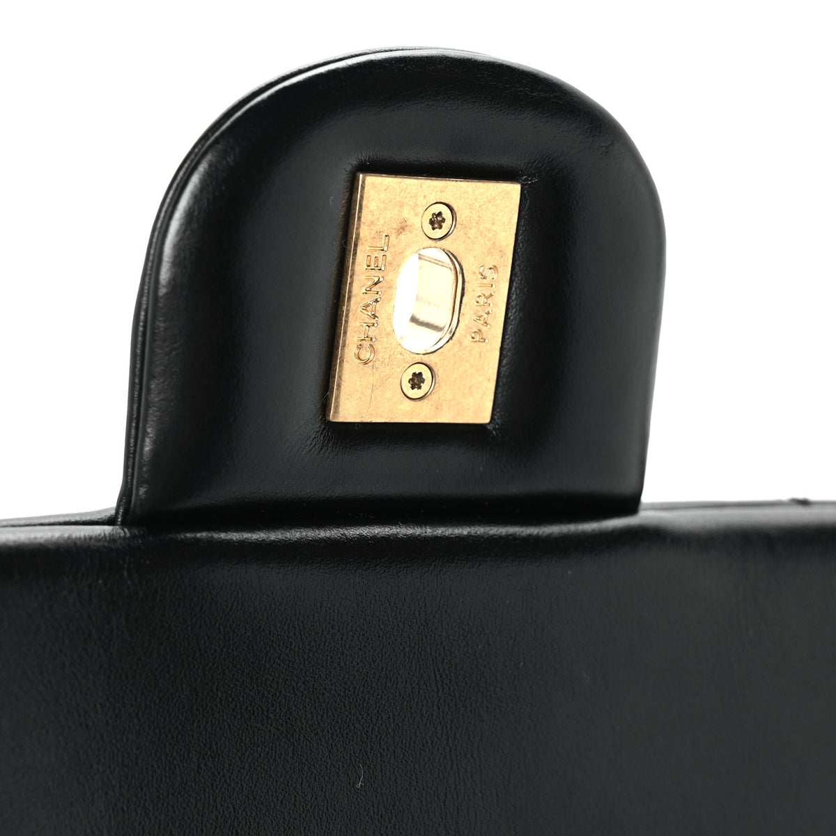 Chanel Shiny Calfskin Quilted Maxi Flap Black 7 of 11