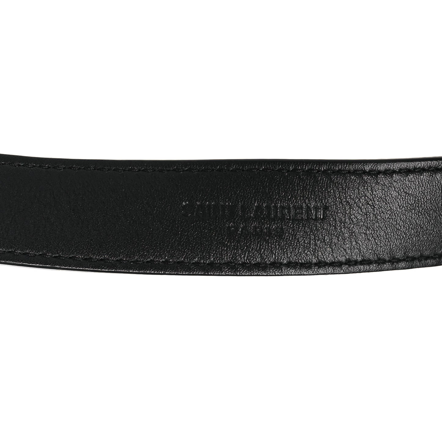 Smooth Calfskin Monogram Cassandre Extra Thin Square Buckle 80 32 Belt Black