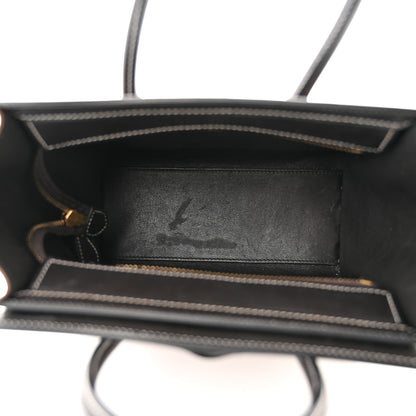 Celine Smooth Calfskin Nano Tri-Color Luggage Chestnut 5 of 15