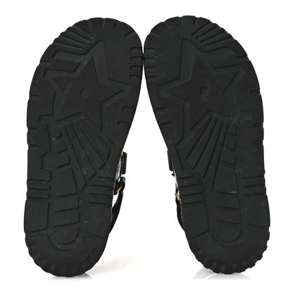 Christian Dior Lambskin Dioract 10mm Sandals 39 Black 7 of 15