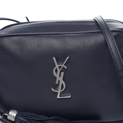 Saint Laurent Calfskin Monogram Lou Camera Bag Blue 8 of 8