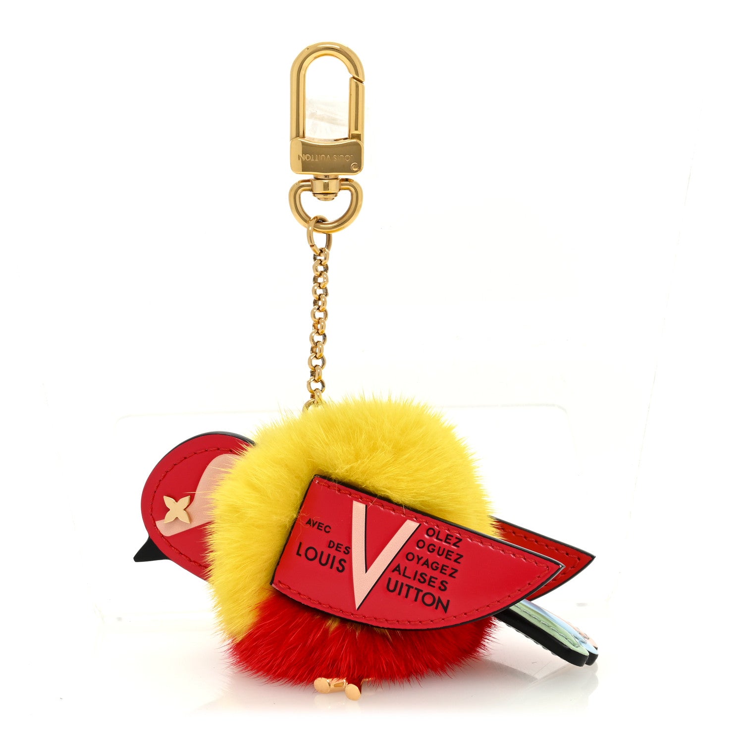 Louis Vuitton Traveling Bird Bag Charm Red 1 of 4