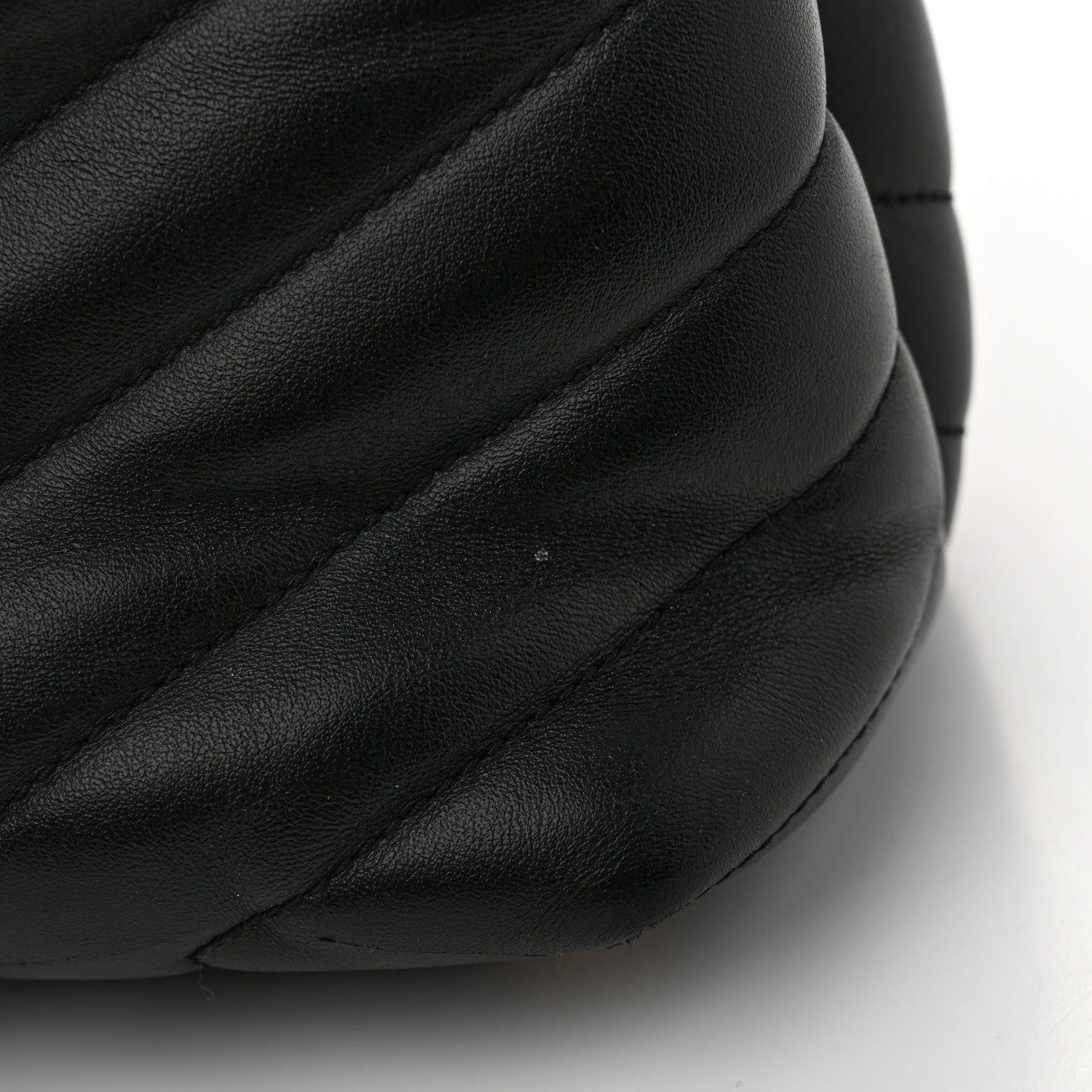 Saint Laurent Calfskin Y Quilted Monogram Large Loulou Chain Satchel Black 12 of 13