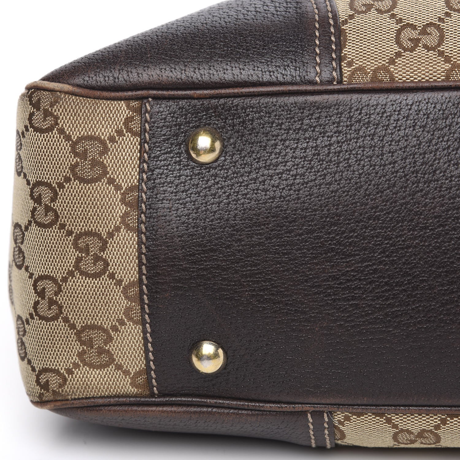 Gucci Monogram Medium Princy Tote Dark Brown 9 of 14