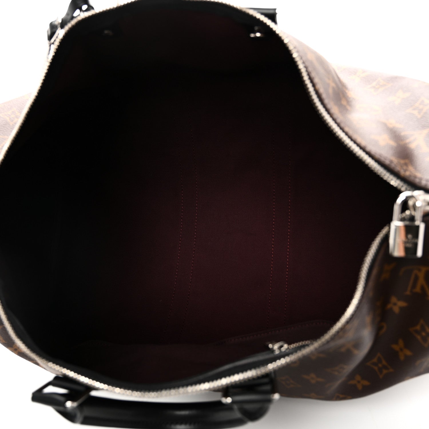 Louis Vuitton Monogram Macassar Keepall Bandouliere 45 4 of 8