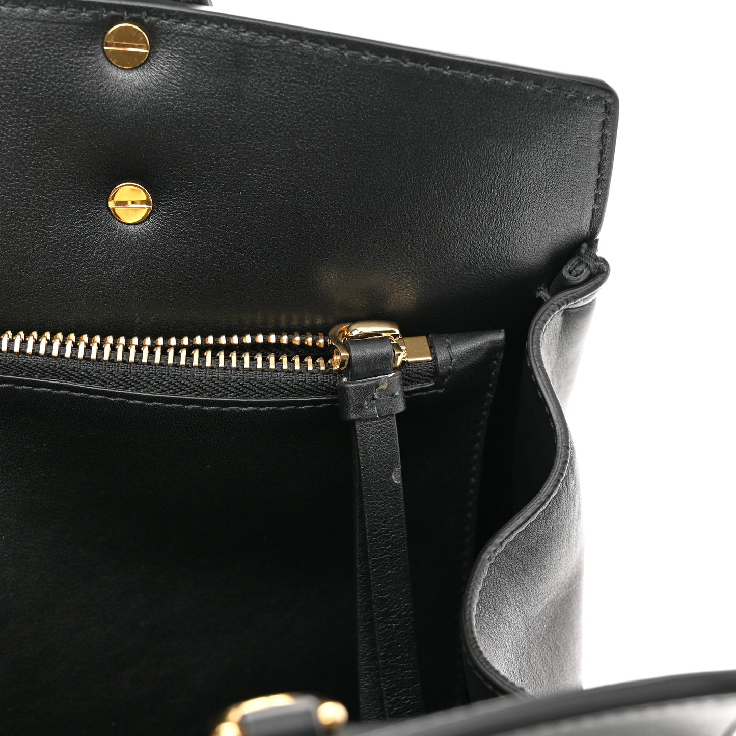 Calfskin Medium Studio Bag Black