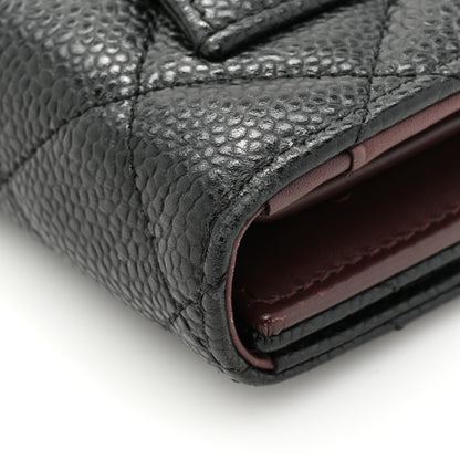 Chanel Caviar Quilted Large Flap Wallet Black 17 of 17