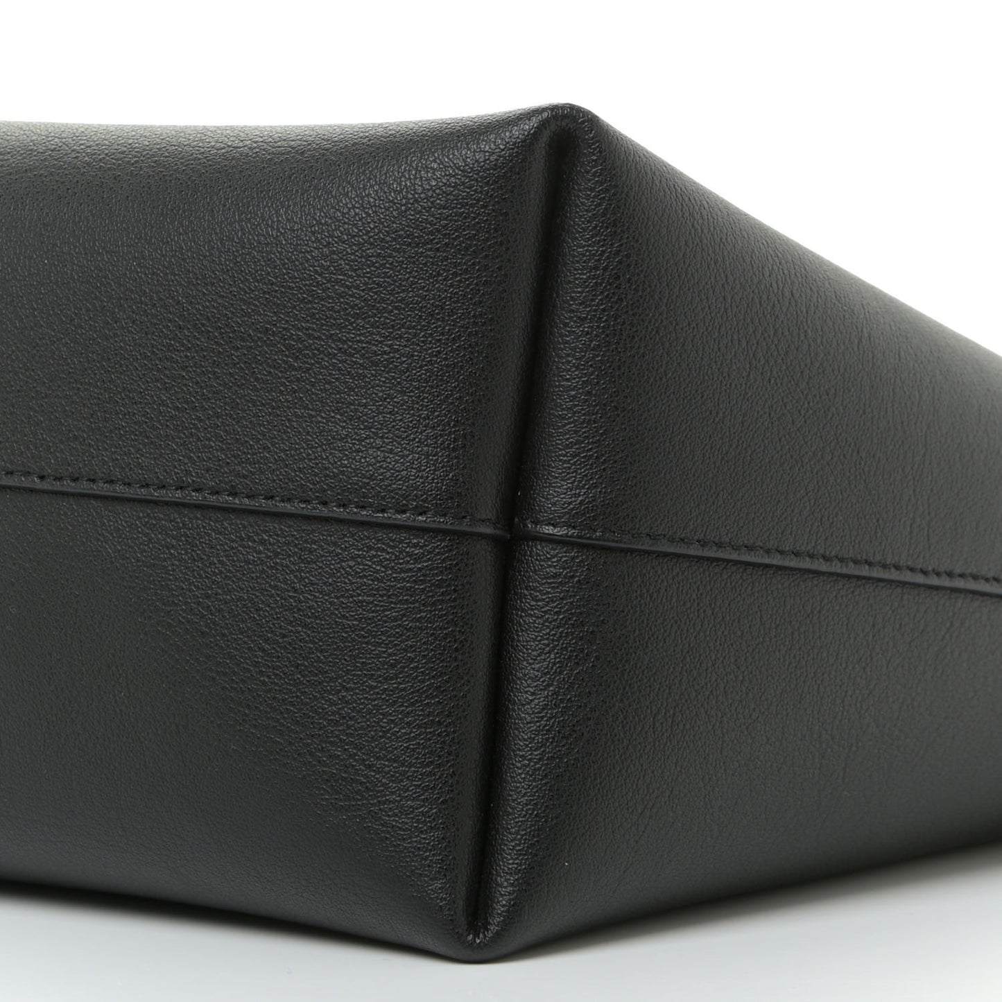 Calfskin Large Shopping Tote Black