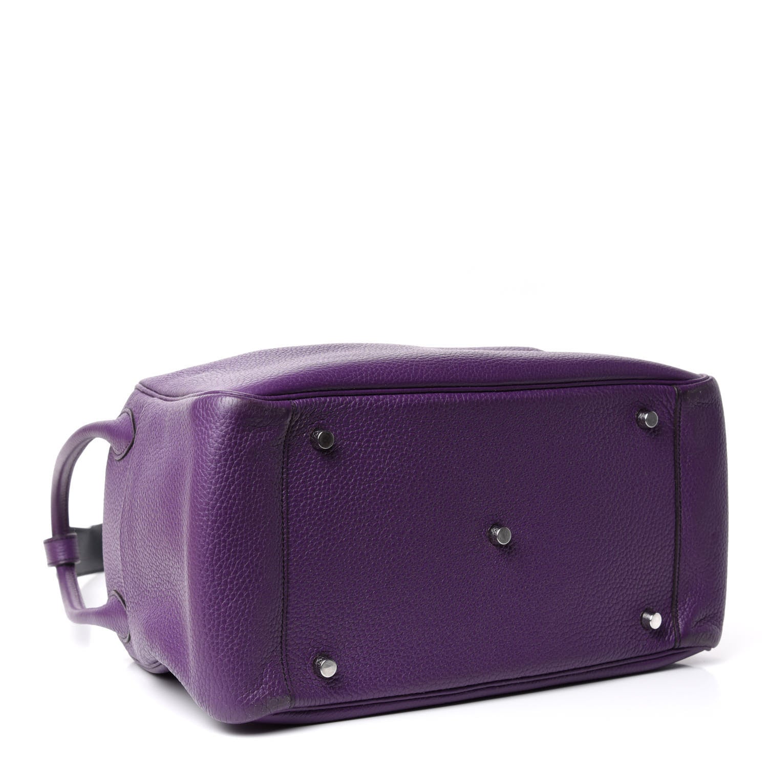 Hermes Taurillon Clemence Eclat Lindy 30 Ultraviolet Bleu Obscur 4 of 9