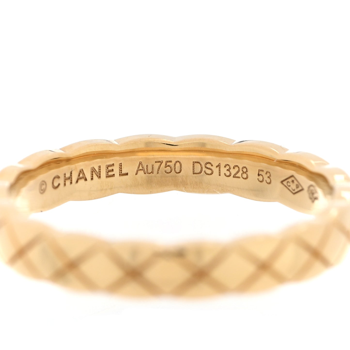 18K Yellow Gold Mini Coco Crush Ring 53 6.25