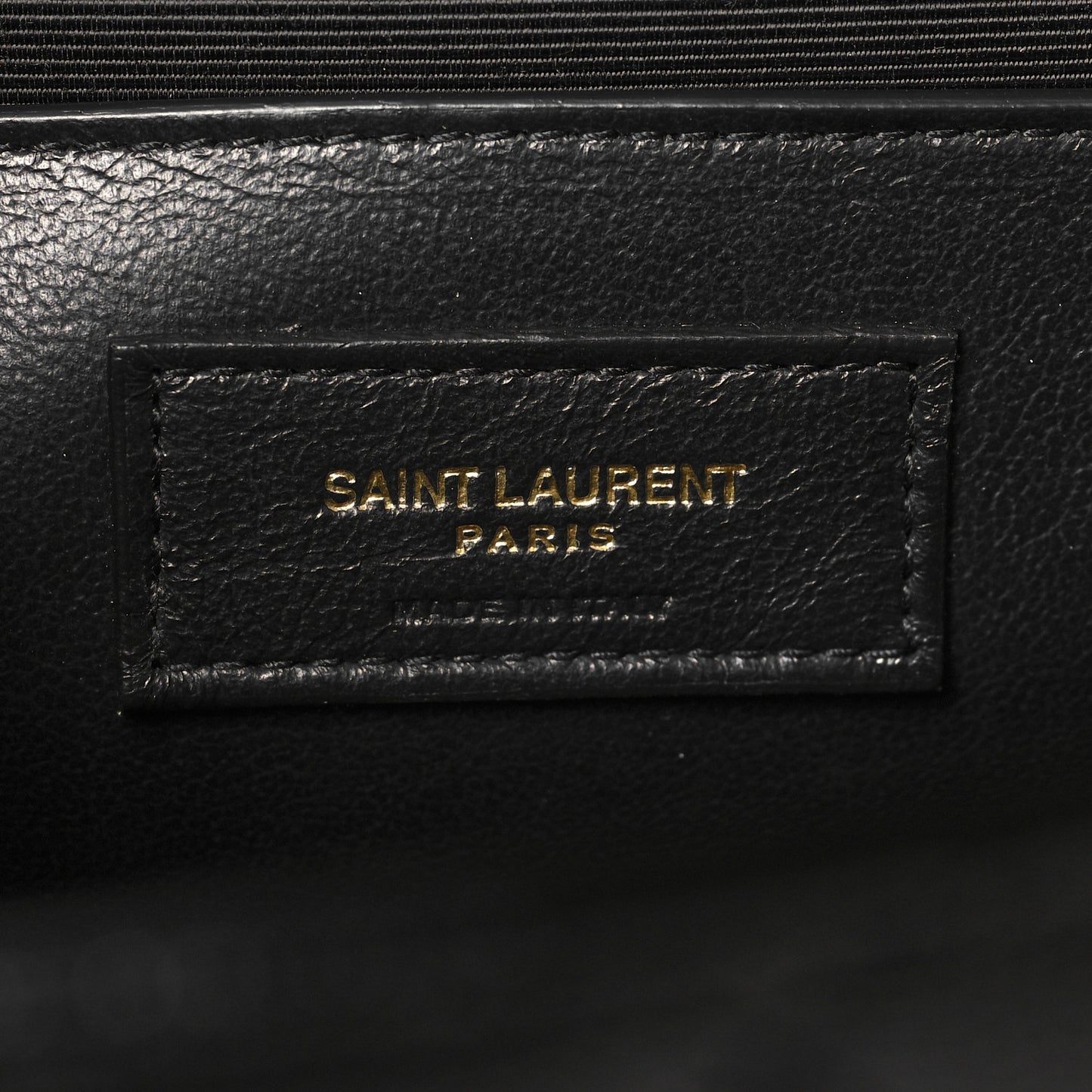 Grain De Poudre Textured Mixed Matelasse Triquilt Medium Monogram Satchel Black