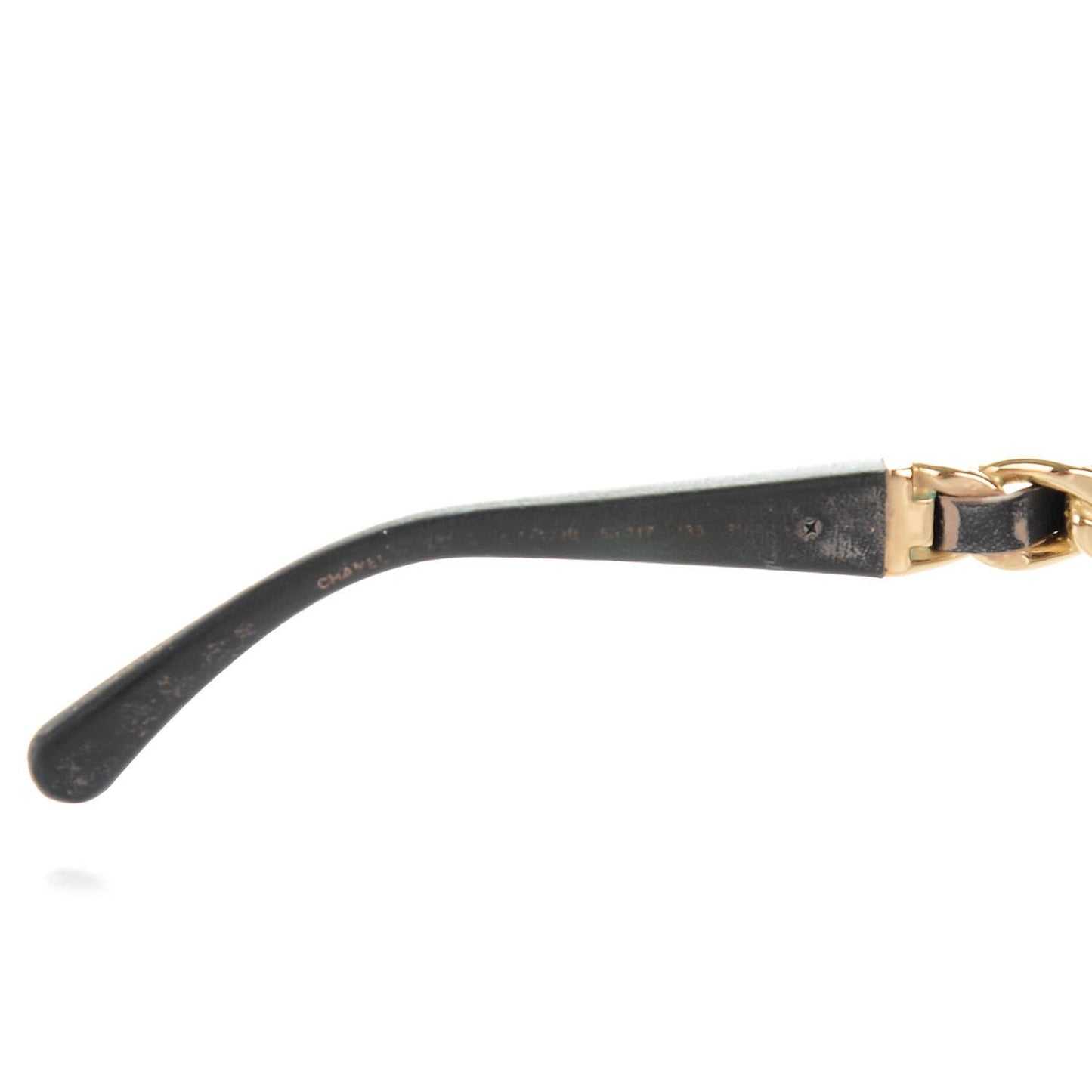 Tortoise Shell Chain Sunglasses 5208-Q