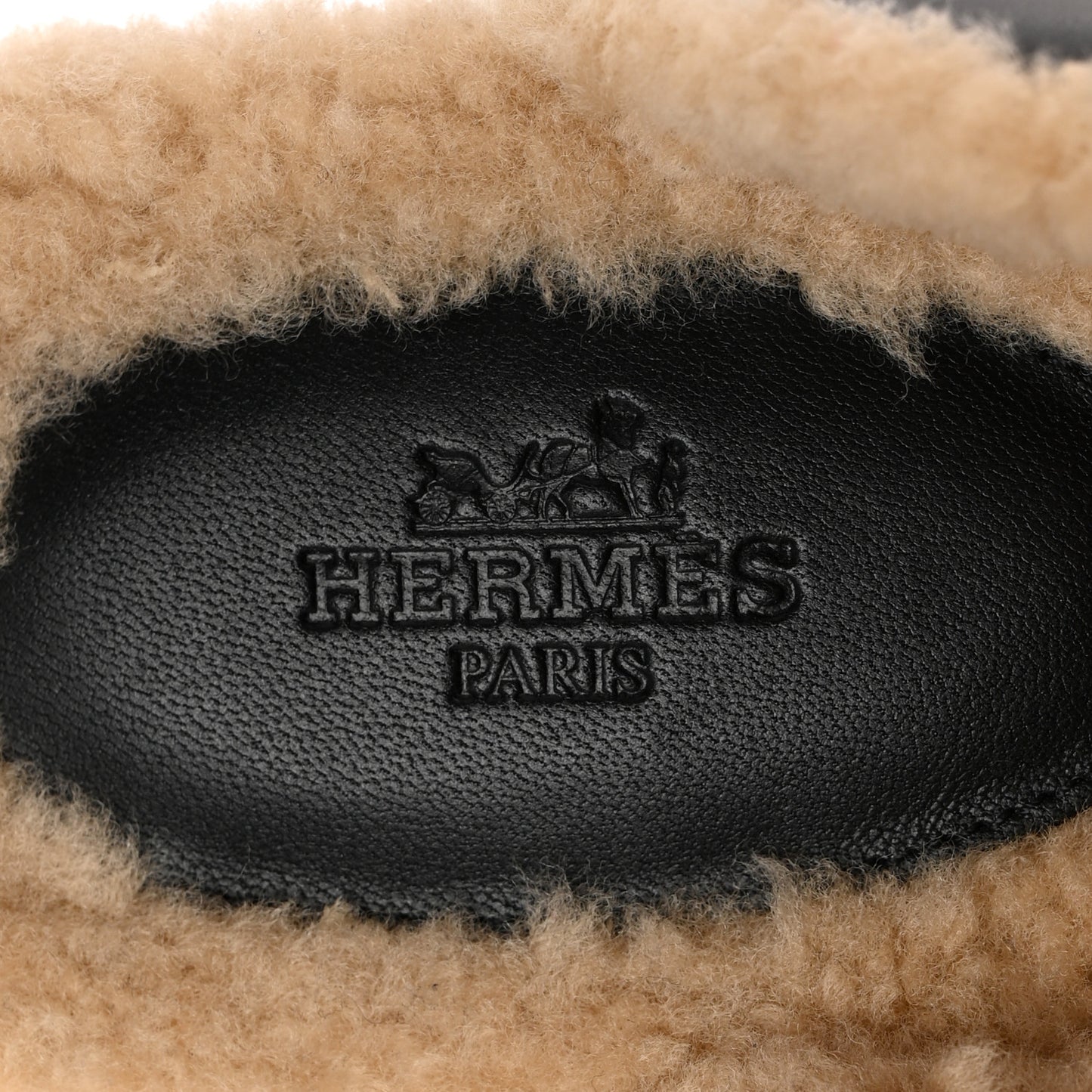 Calfskin Woolskin Carlotta Mules 38 Black