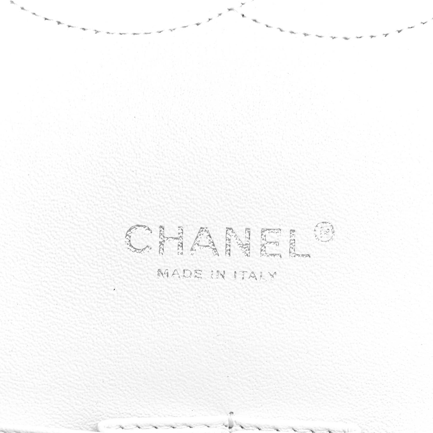 Caviar Quilted Maxi Double Flap White