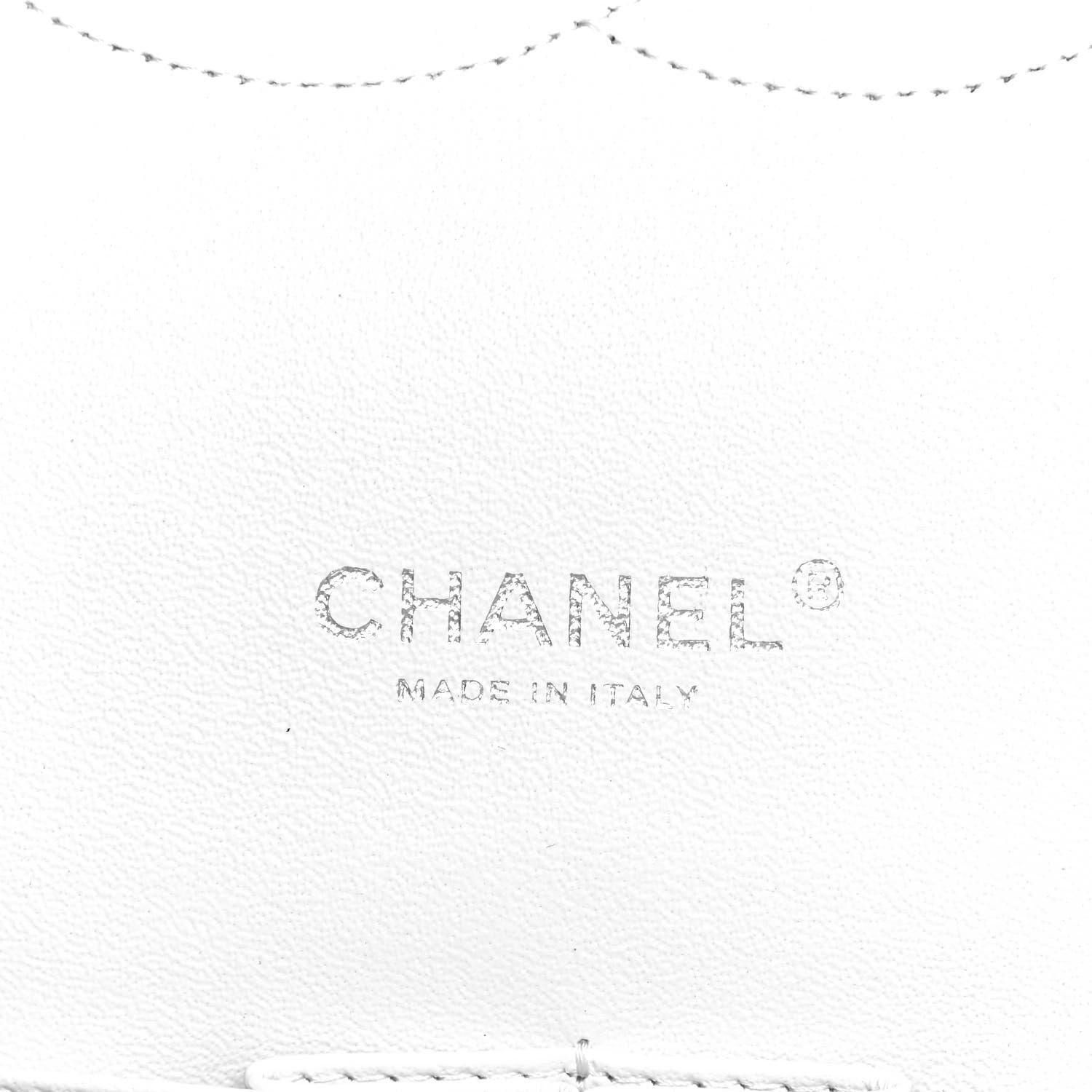 Chanel Caviar Quilted Maxi Double Flap White 6 of 11