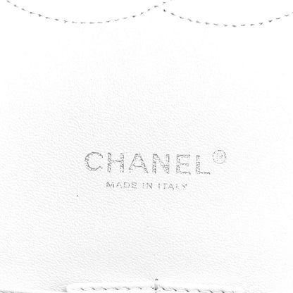 Chanel Caviar Quilted Maxi Double Flap White 6 of 11