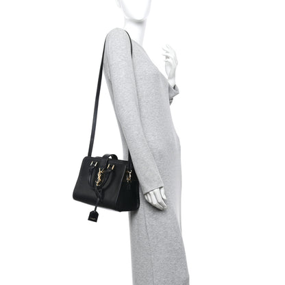 Saint Laurent Calfskin Monogram Baby Cabas Black 2 of 18