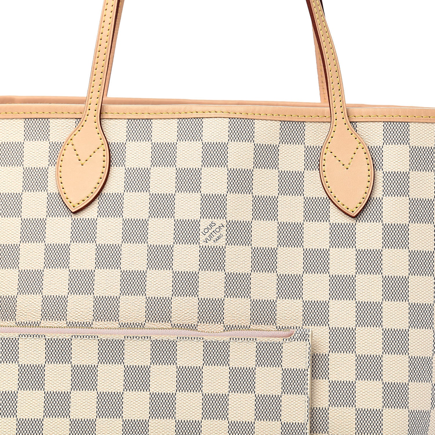 Louis Vuitton Damier Azur Neo Neverfull MM Rose Ballerine 11 of 11