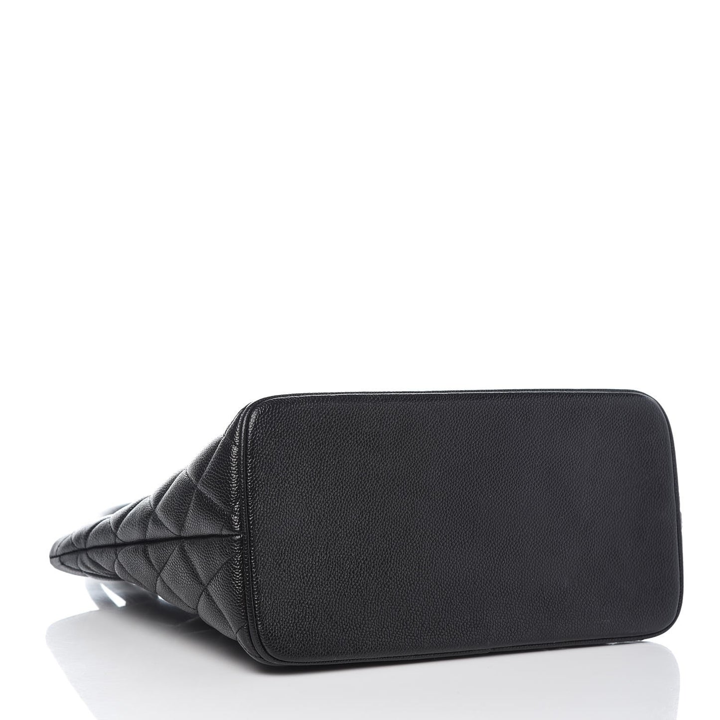 Caviar Quilted Medallion Tote Black