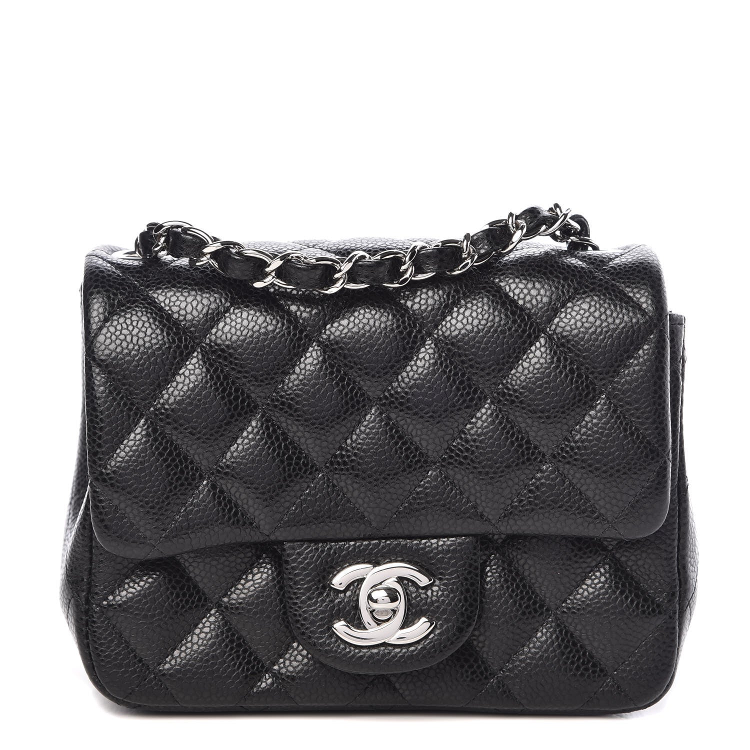Chanel Caviar Quilted Mini Square Flap Black 1 of 11