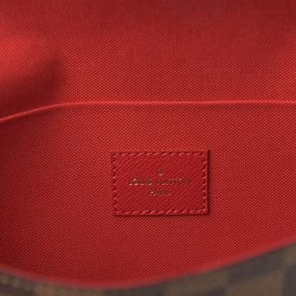 Louis Vuitton Damier Ebene Pochette Felicie Chain Wallet 6 of 11