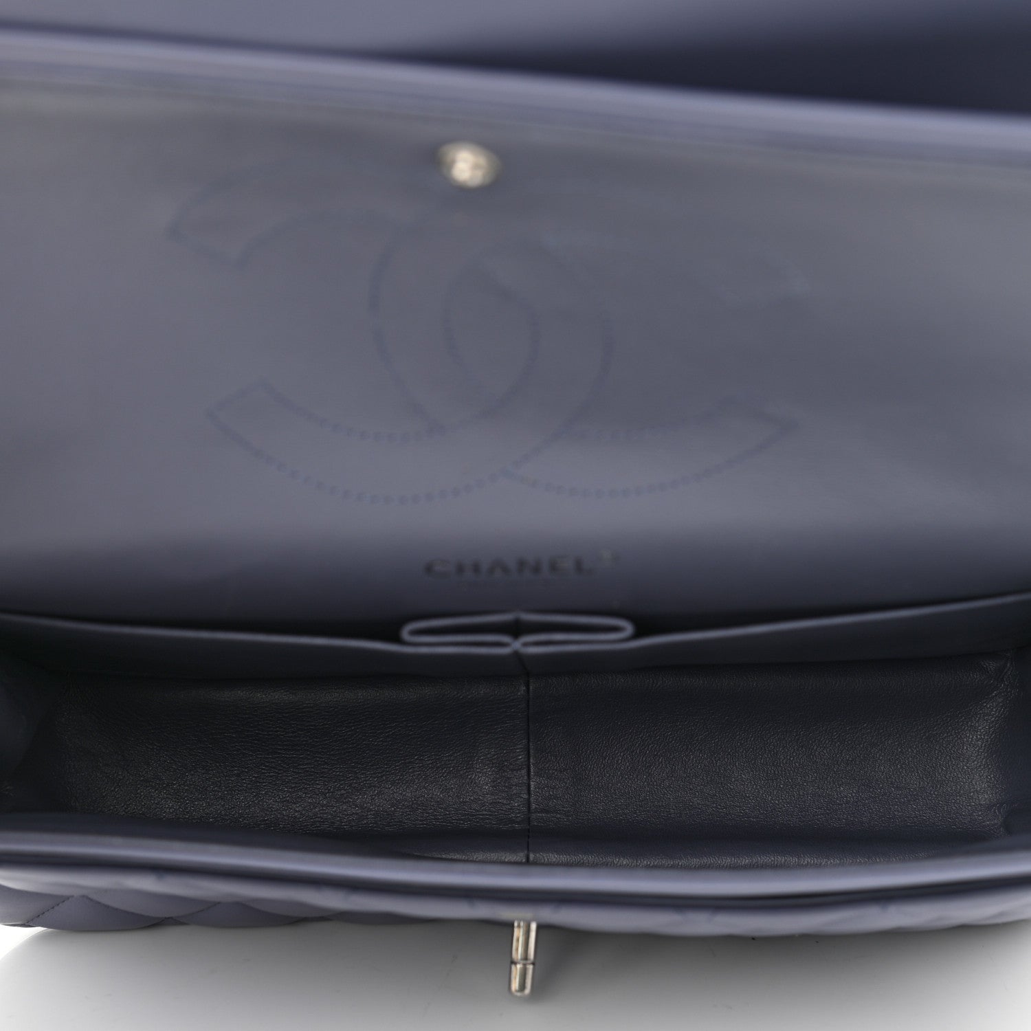 Chanel Lambskin Quilted Jumbo Double Flap Light Purple 5 of 14